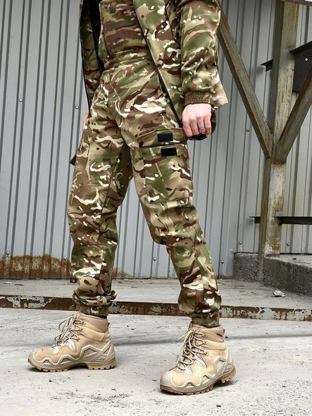 Камуфляжний костюм мультикам чоловічий куртка з капюшоном штани, Камуфляж, 3XL