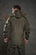 Куртка мужская демисезонная хаки весенняя ветровка с капюшоном SoftShell Easy, Хаки, S